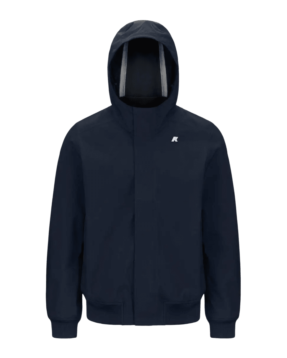 K - Way - Joachim Bonded veste courte imperméable pour homme Bleu profond - Lothaire