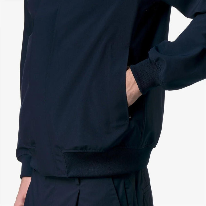 K - Way - Joachim Bonded veste courte imperméable pour homme Bleu profond - Lothaire