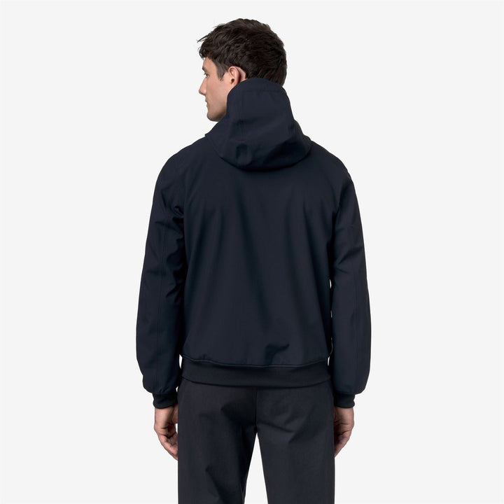 K - Way - Joachim Bonded veste courte imperméable pour homme Bleu profond - Lothaire