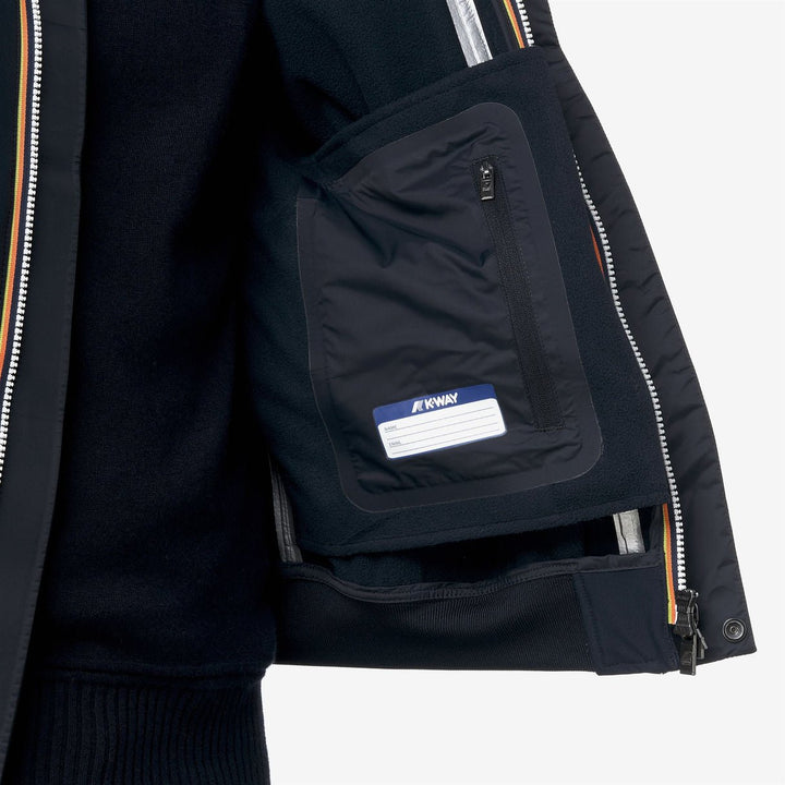 K - Way - Joachim Bonded veste courte imperméable pour homme Bleu profond - Lothaire