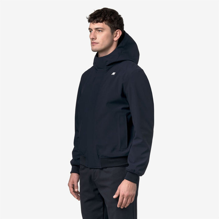 K - Way - Joachim Bonded veste courte imperméable pour homme Bleu profond - Lothaire