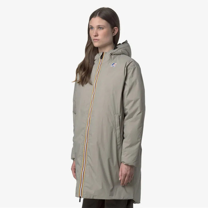 K - WAY - Le Vrai 4.0 Eiffel East Orsetto Green Oak hiver 2025 - Lothaire