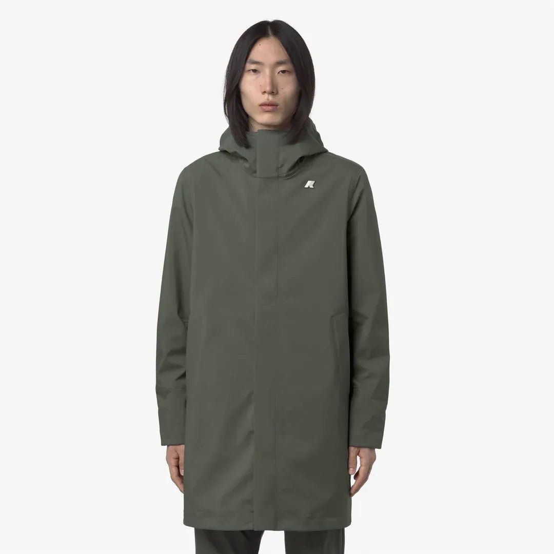K - WAY - Parka Thomas Bonded Green blackish - Lothaire