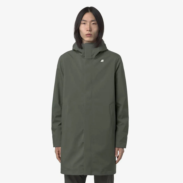 K - WAY - Parka Thomas Bonded Green blackish - Lothaire