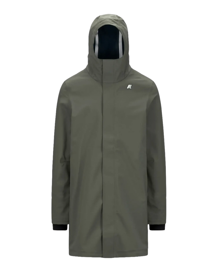 K - WAY - Parka Thomas Bonded Green blackish - Lothaire