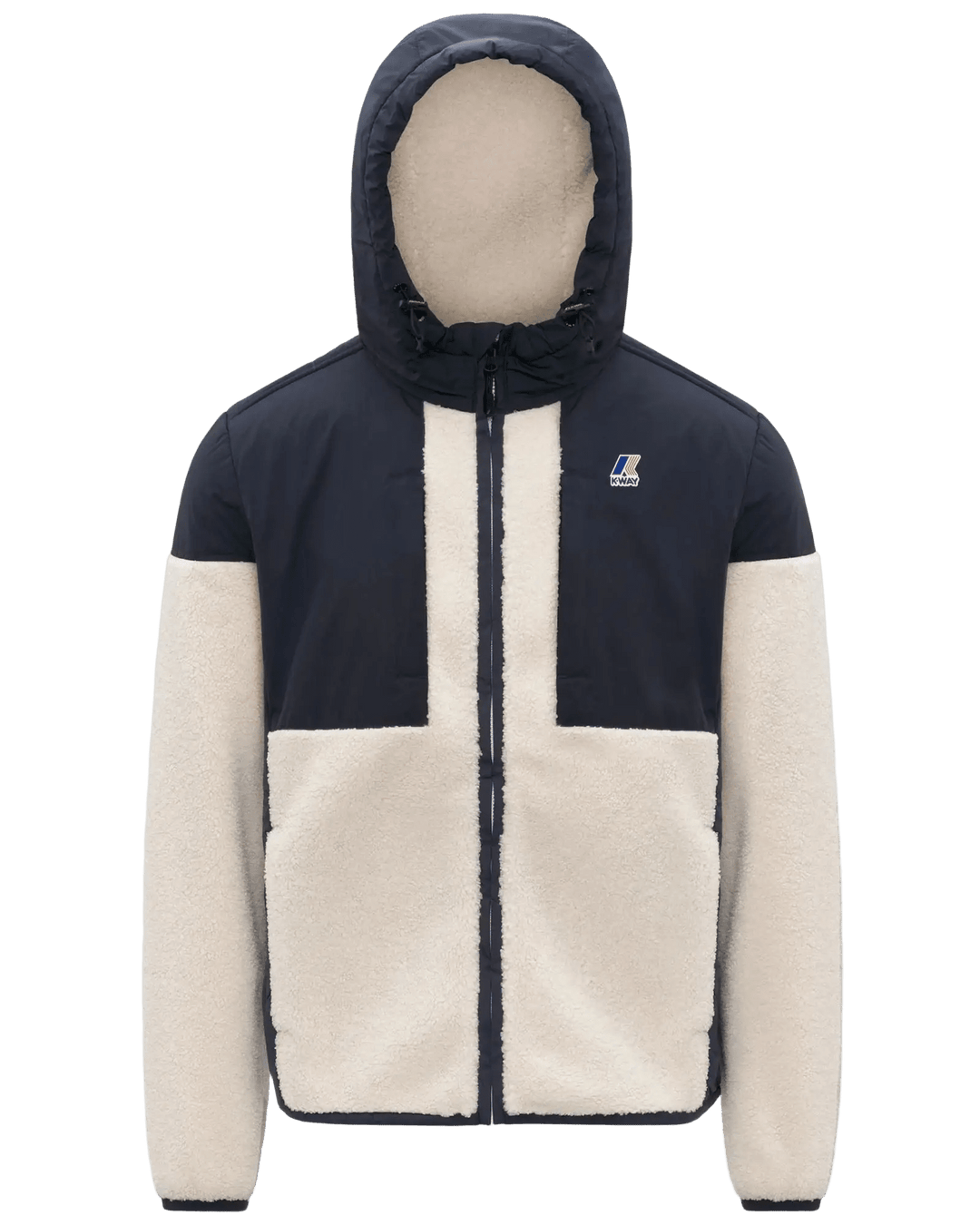 K-WAY - Sweat-shirt Samson 4.0 Orsetto Bleu marine / Écru - Lothaire