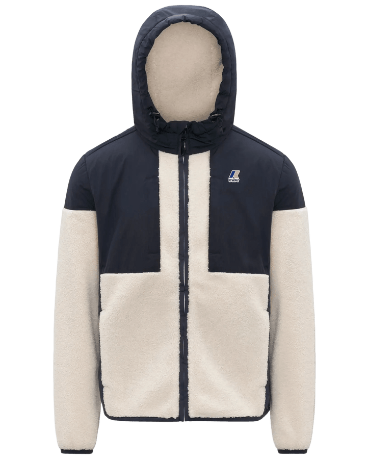 K-WAY - Sweat-shirt Samson 4.0 Orsetto Bleu marine / Écru - Lothaire