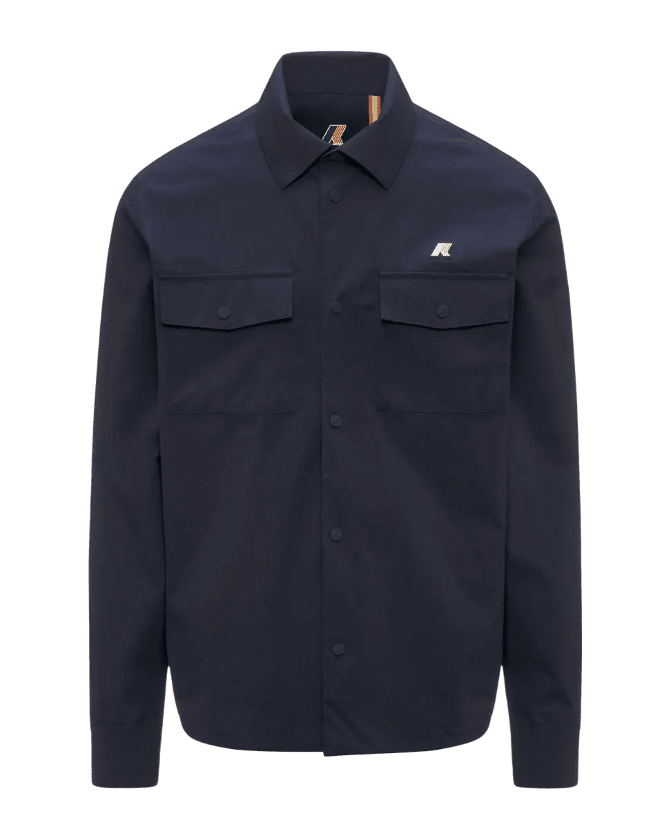 K - Way - Umbert stretch 2layers Surchemise imperméable Bleu profond - Lothaire