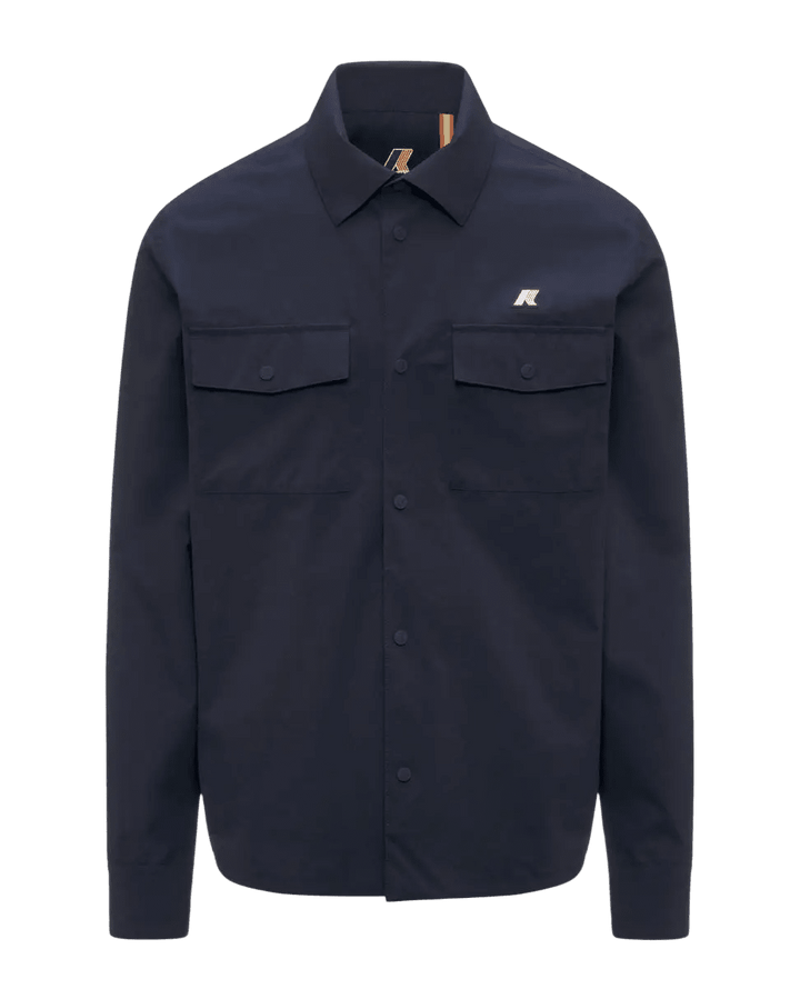 K - Way - Umbert stretch 2layers Surchemise imperméable Bleu profond - Lothaire