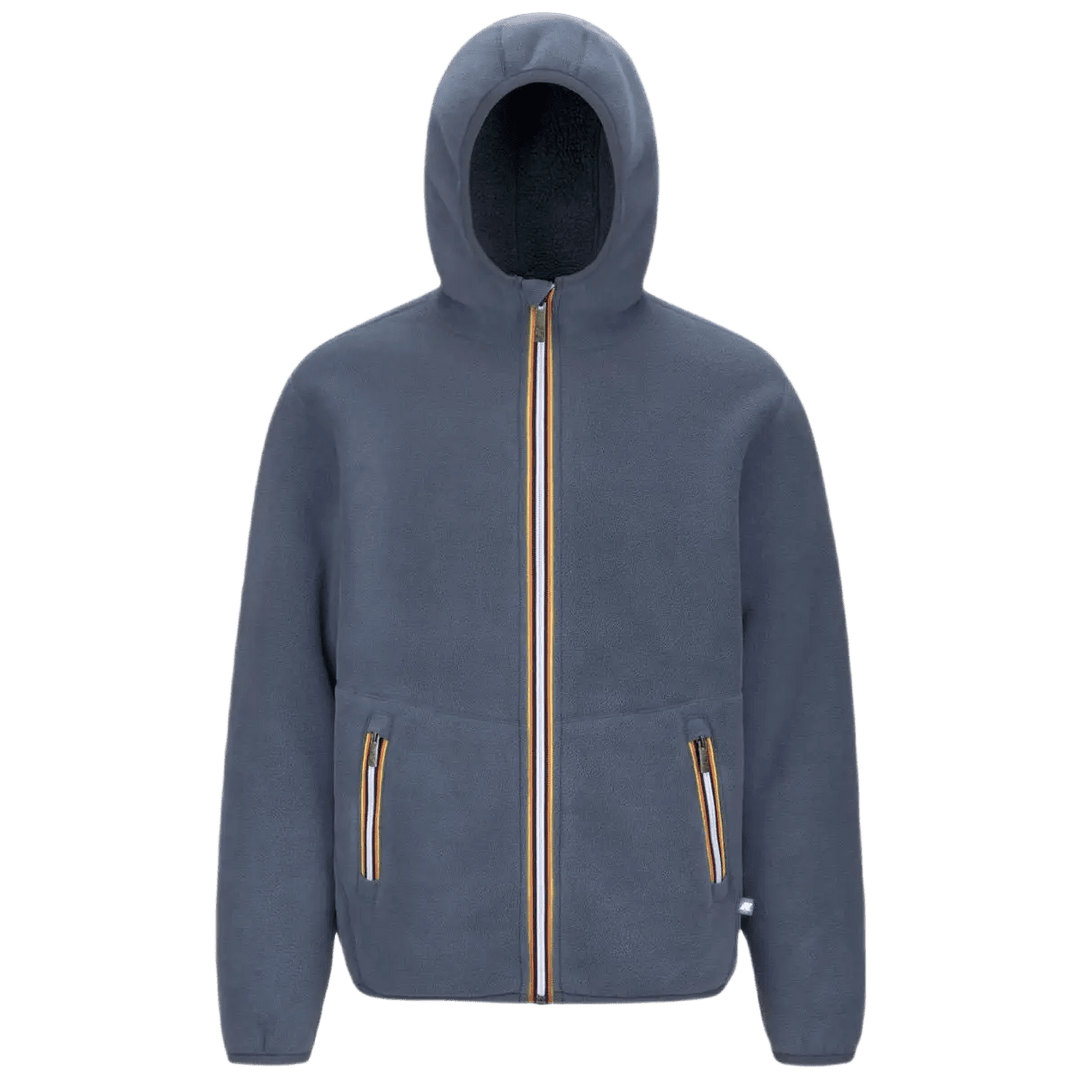 K - WAY - Veste courte réversible gris bleu - Lothaire