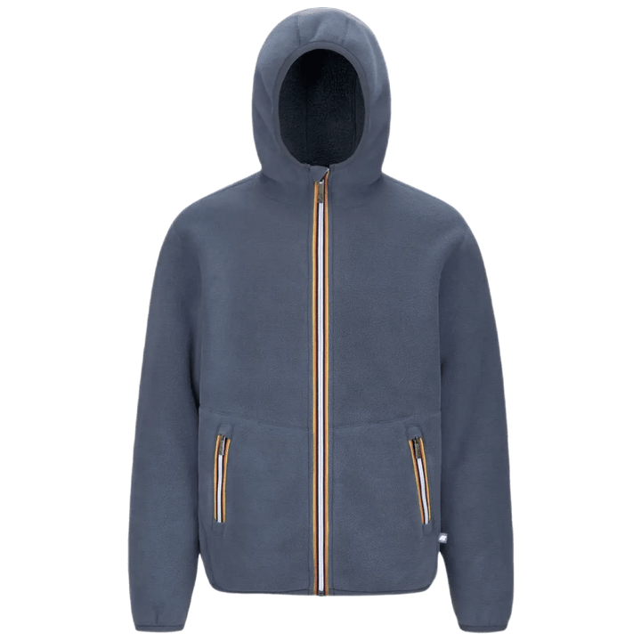 K - WAY - Veste courte réversible gris bleu - Lothaire