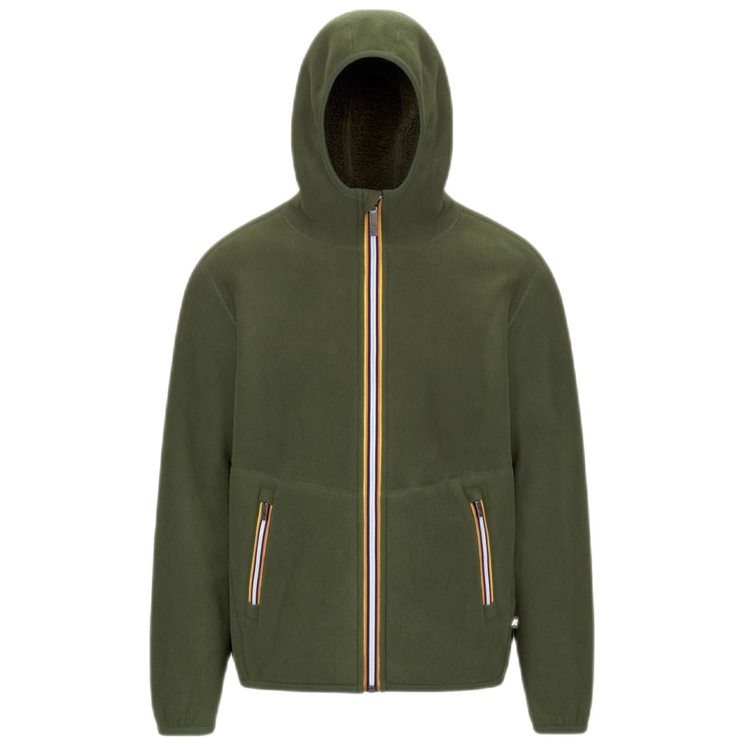 K - WAY - Veste courte réversible kaki - Lothaire