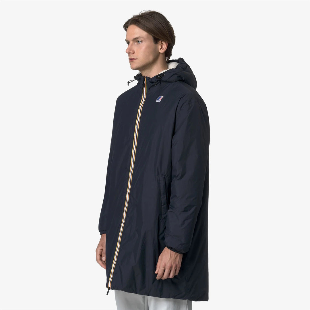 K-Way - Veste Le Vrai 4.0 Eiffel East Orsetto Bleu profond - Lothaire