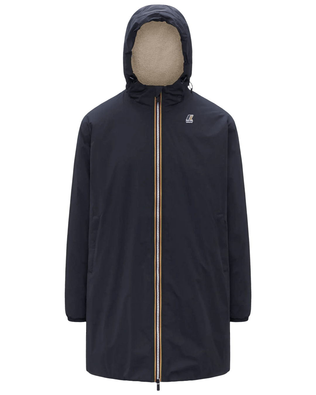 K-Way - Veste Le Vrai 4.0 Eiffel East Orsetto Bleu profond - Lothaire