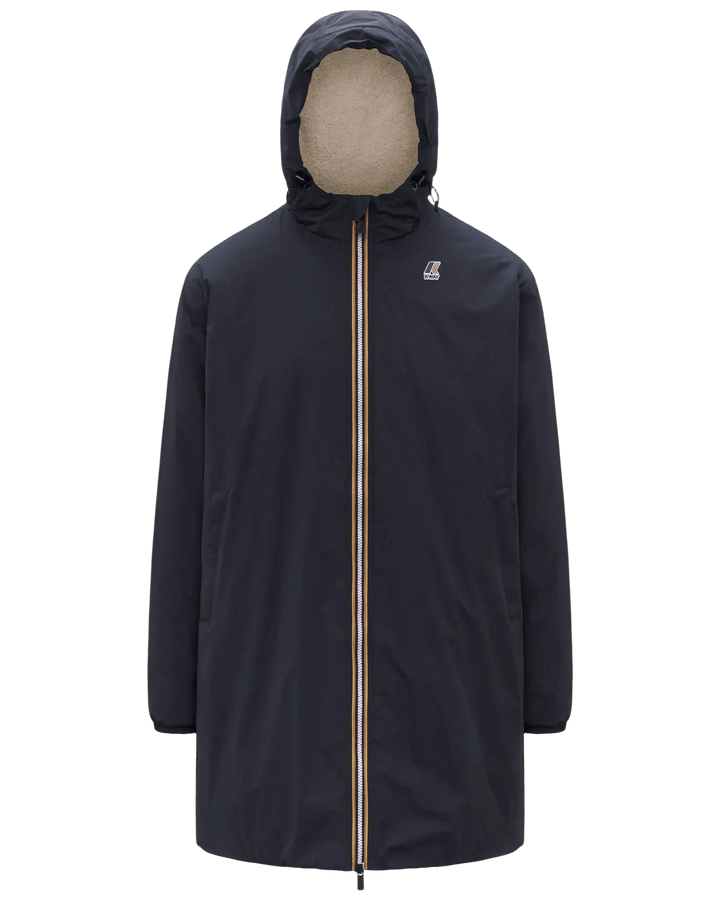 K-Way - Veste Le Vrai 4.0 Eiffel East Orsetto Bleu profond - Lothaire
