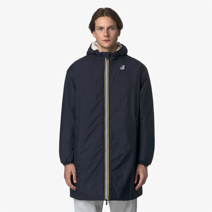 K-Way - Veste Le Vrai 4.0 Eiffel East Orsetto Bleu profond - Lothaire