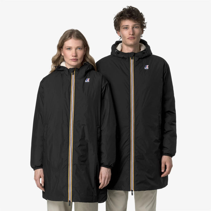 K-Way - Veste Le Vrai 4.0 Eiffel East Orsetto Noir - Lothaire