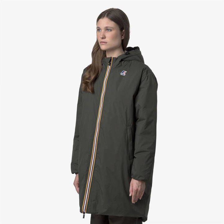 K-Way - Veste Le Vrai 4.0 Eiffel East Orsetto Vert foncé - Lothaire