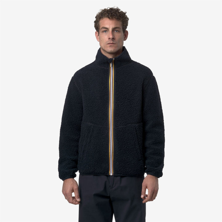 K-WAY - Veste polaire réversible Pascal Sherpa Polar Bleu - Lothaire