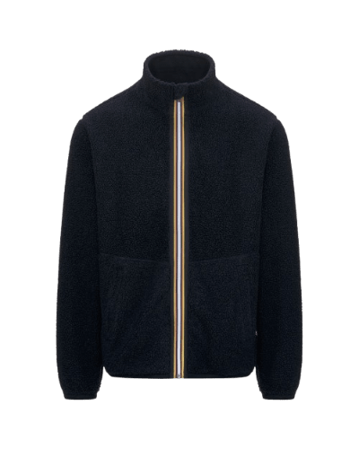 K-WAY - Veste polaire réversible Pascal Sherpa Polar Bleu - Lothaire