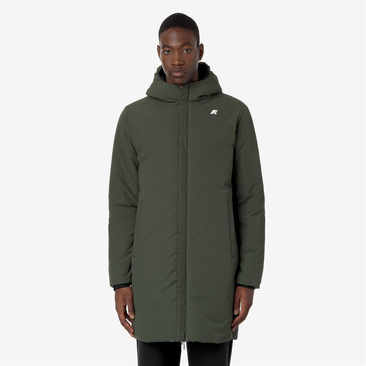 K-WAY - Veste réversible Jacob St Warm Double Noir / Vert - Lothaire