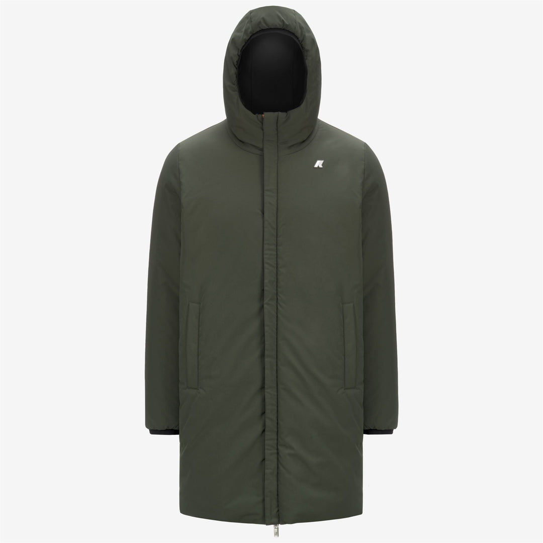K-WAY - Veste réversible Jacob St Warm Double Noir / Vert - Lothaire