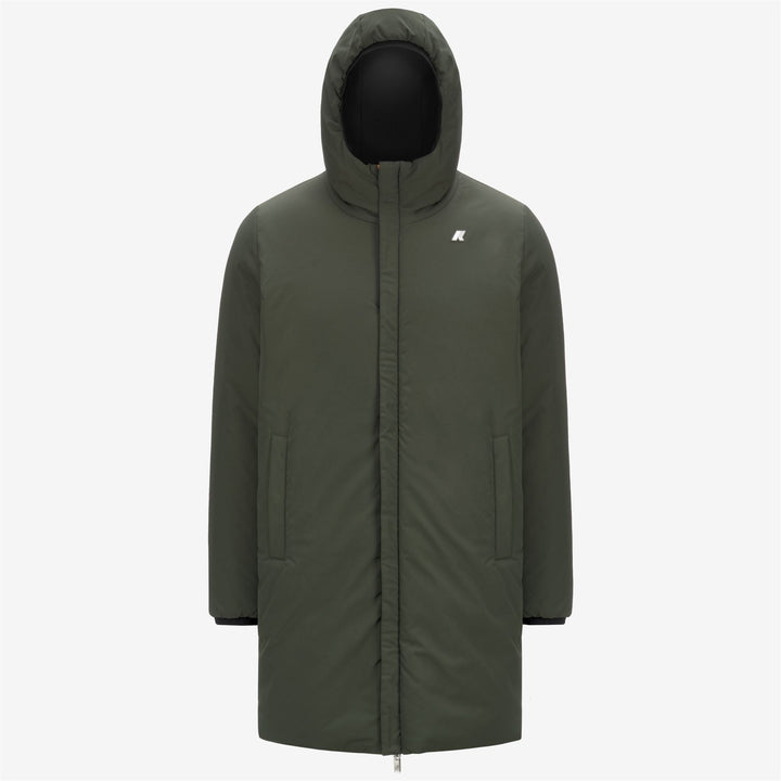K-WAY - Veste réversible Jacob St Warm Double Noir / Vert - Lothaire