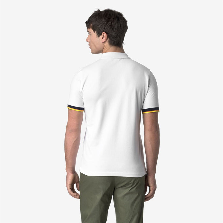 K - Way - VINCENT PIQUE Polo pour Homme Blanc - Lothaire