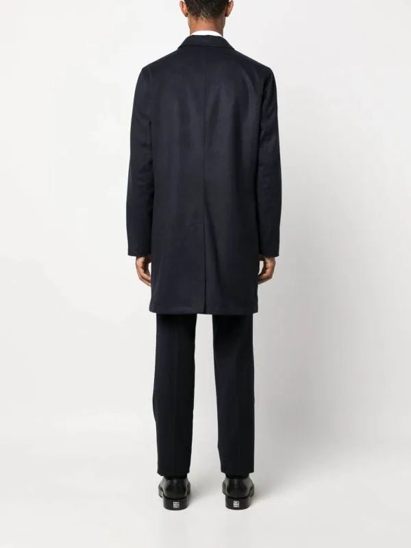 KIRED - Manteau en cahemire bleu marine - Lothaire