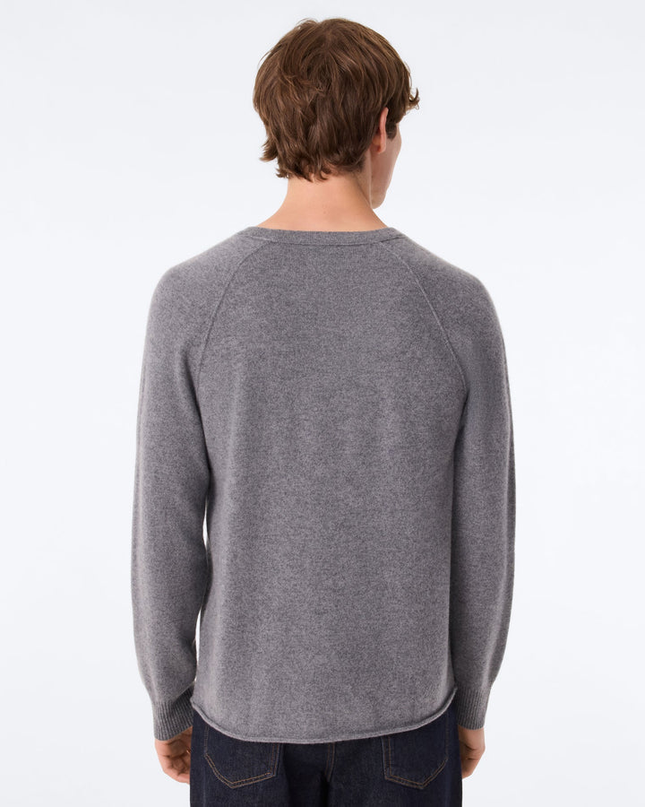 KUJTEN - Pull Balthazar en cachemire Gris flanelle - Lothaire