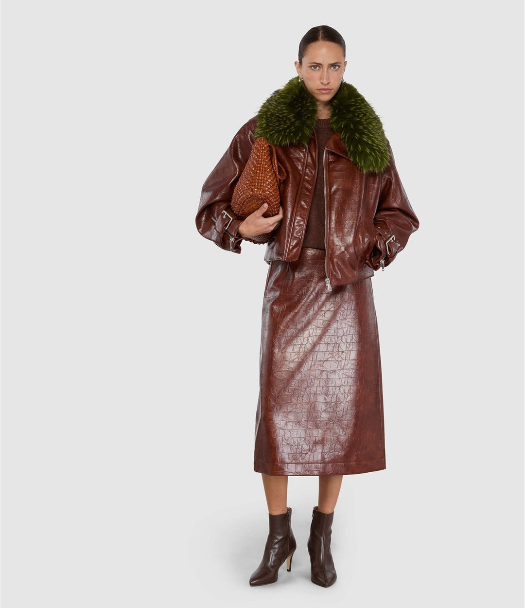KUJTEN - Pull Diane Oversize en Cachemire Marron Pécan - Lothaire