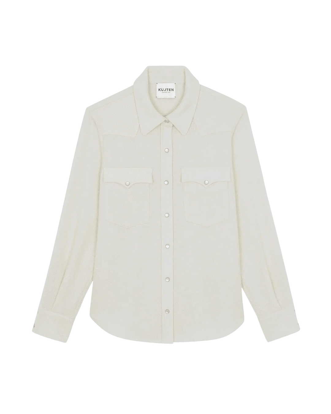 KUJTEN - Surchemise Lumber Plain en Cachemire Blanc - Lothaire