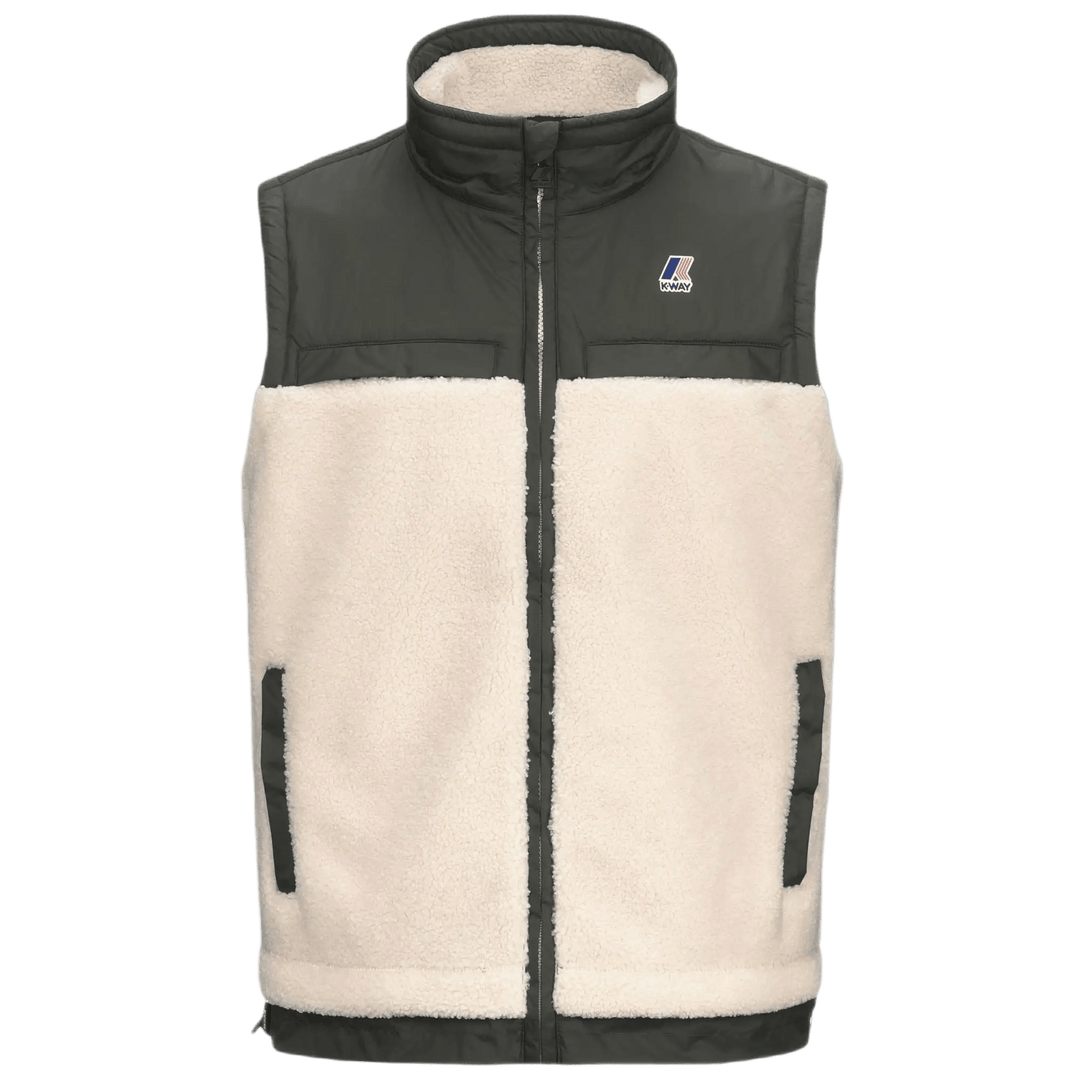 KWAY - Le Vrai 3.0 Jile Orsetto ecru - green blackish - Lothaire