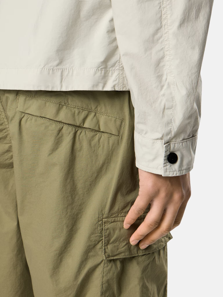 STONE ISLAND - Bermuda cargo Tela Paracadute Vert militaire