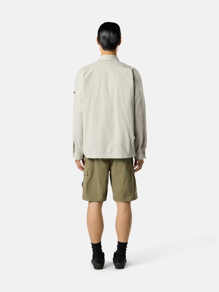 STONE ISLAND - Bermuda cargo Tela Paracadute Vert militaire