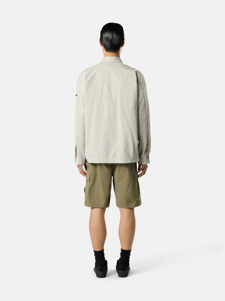 STONE ISLAND - Bermuda cargo Tela Paracadute Vert militaire