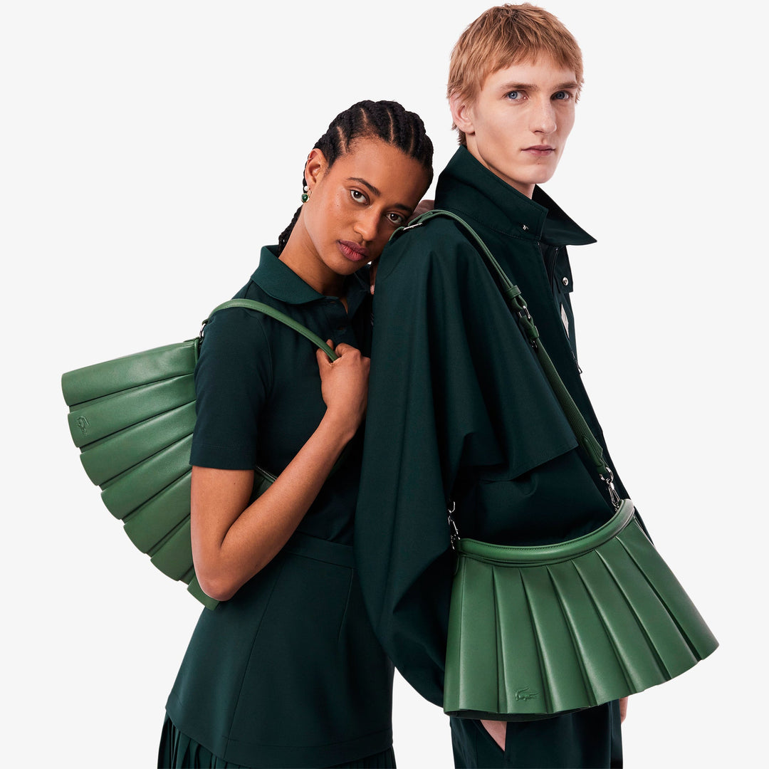 LACOSTE DÉFILÉ - Sac moyen Lenglen en cuir - Lothaire