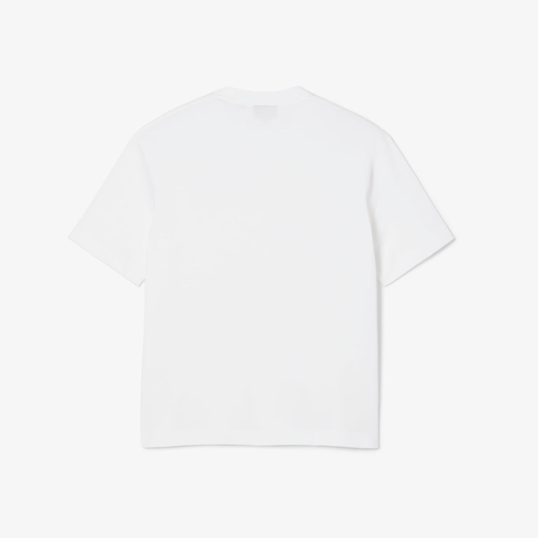 LACOSTE DÉFILÉ - T-shirt badge dentelle blanc - Lothaire