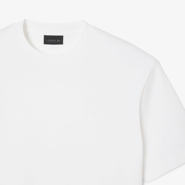 LACOSTE DÉFILÉ - T-shirt badge dentelle blanc - Lothaire