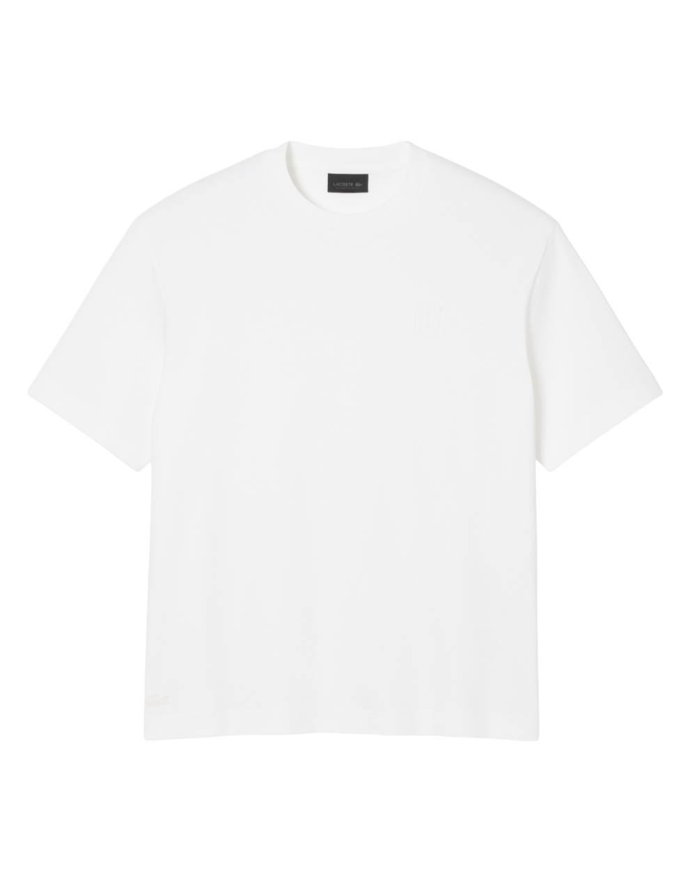 LACOSTE DÉFILÉ - T-shirt badge dentelle blanc - Lothaire