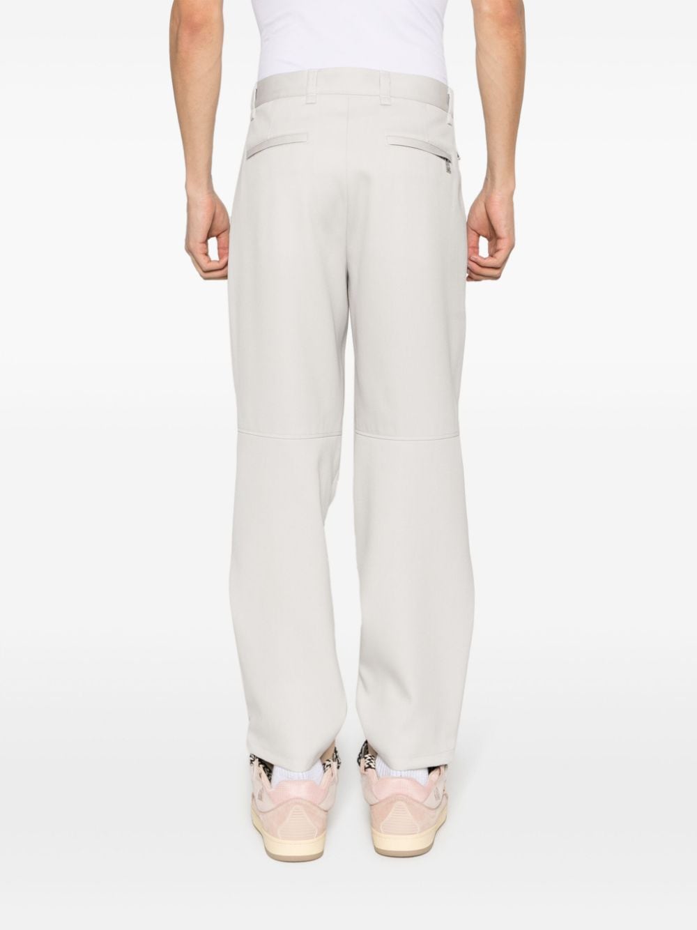 Lanvin Pantalon court en laine mastic - Lothaire