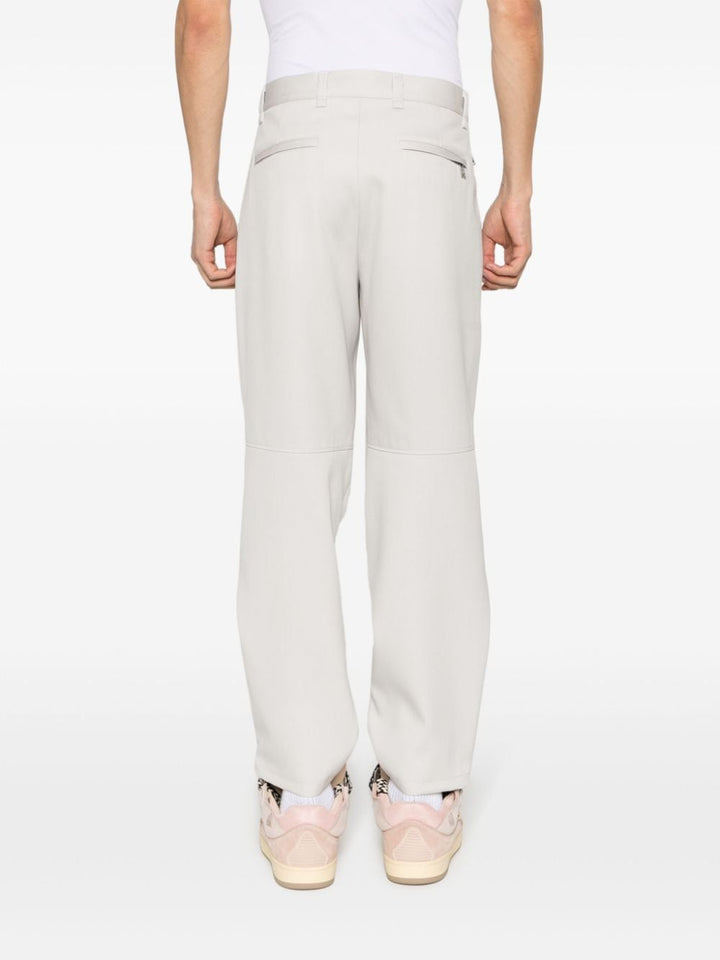 Lanvin Pantalon court en laine mastic - Lothaire