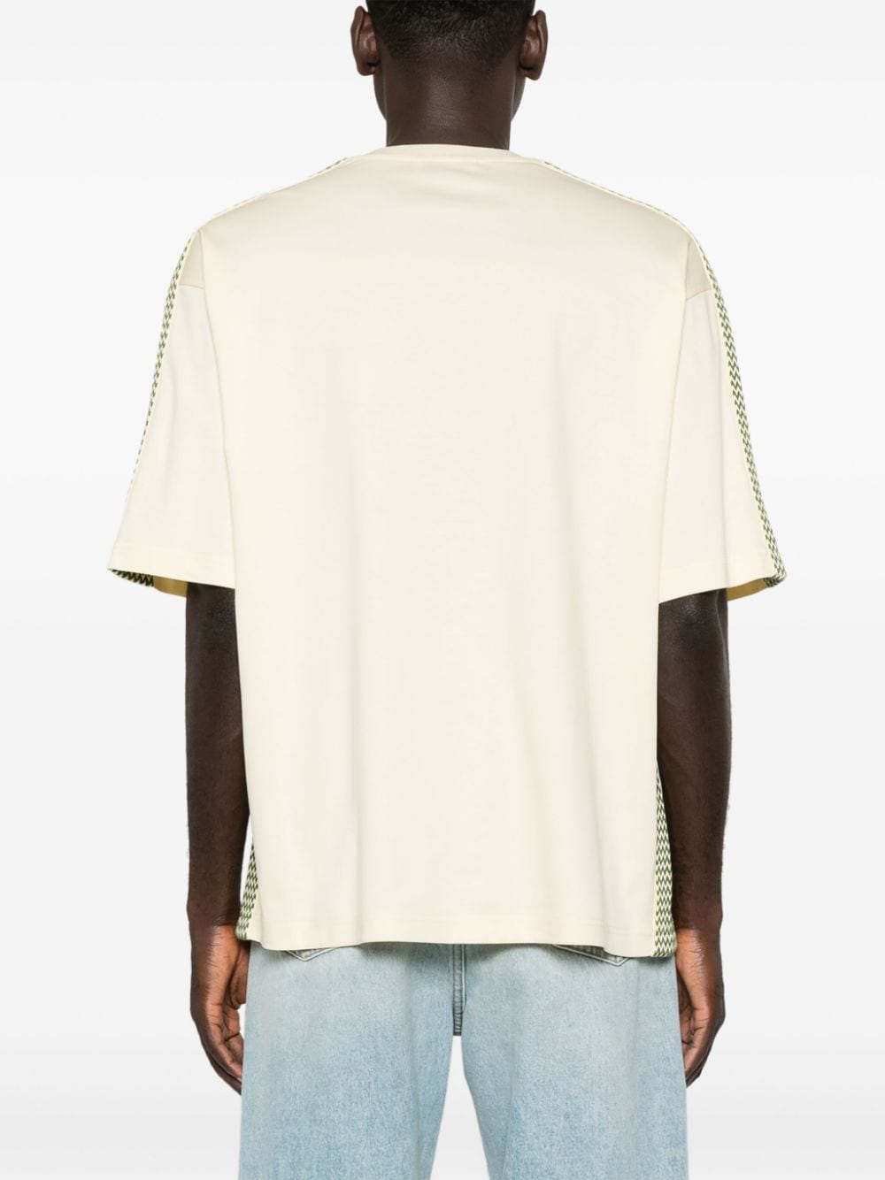 LANVIN - T-shirt en coton à logo brodé jaune quartz - Lothaire