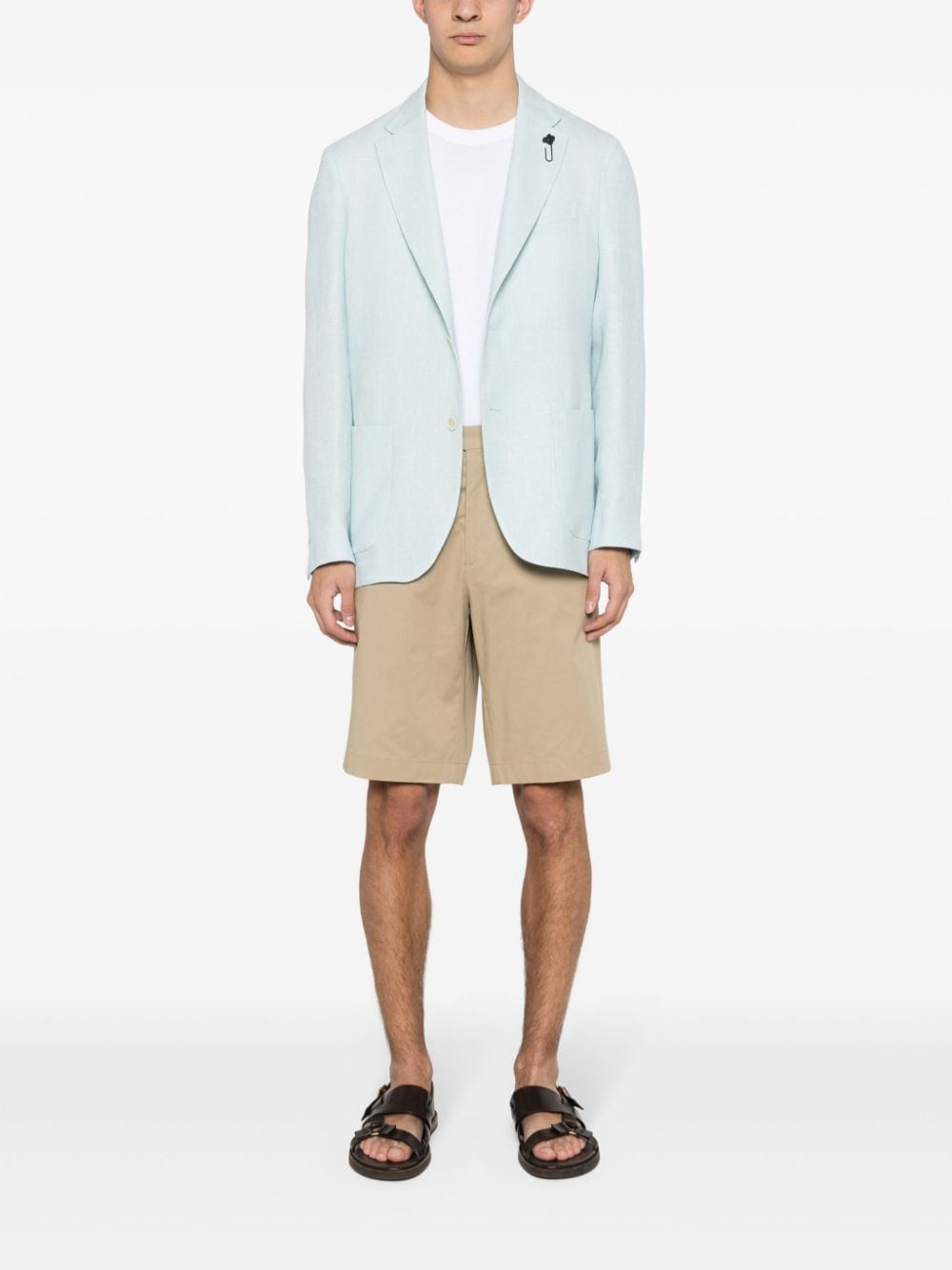 Lardini - Blazer bleu à design tissé - Lothaire