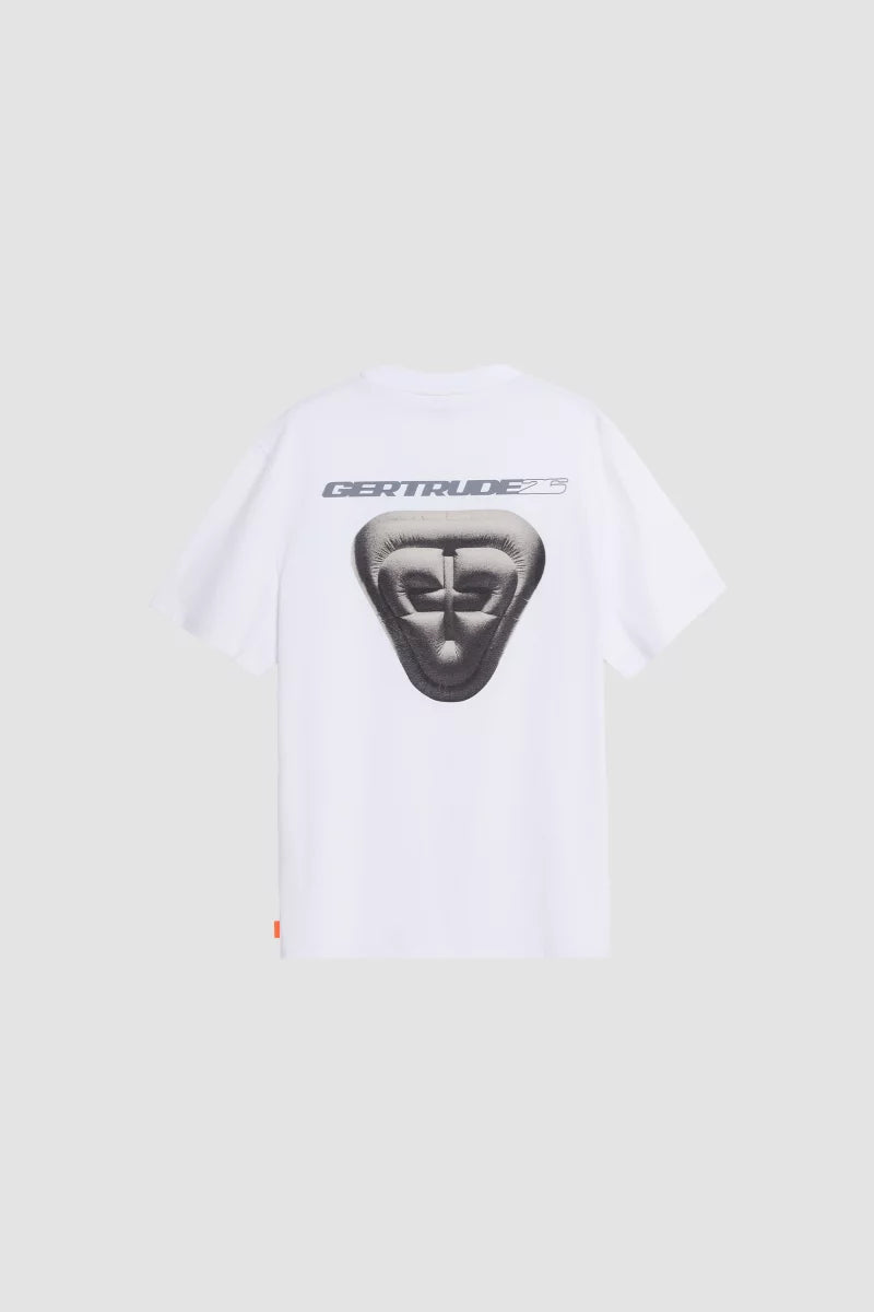 GERTRUDE - T-shirt Leonarchive en jersey de coton Blanc
