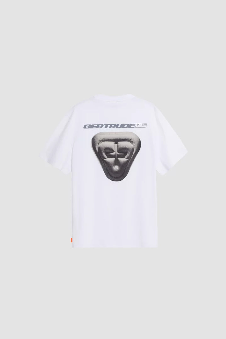 GERTRUDE - T-shirt Leonarchive en jersey de coton Blanc