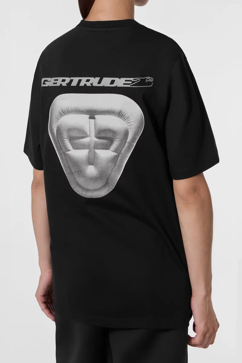 GERTRUDE - T-shirt Leonarchive en jersey de coton Noir
