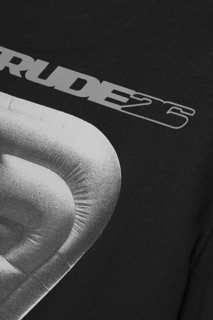 GERTRUDE - T-shirt Leonarchive en jersey de coton Noir