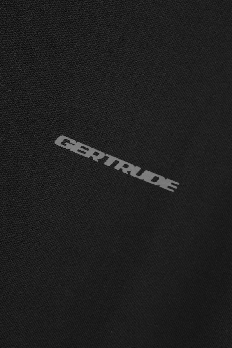GERTRUDE - T-shirt Leonarchive en jersey de coton Noir