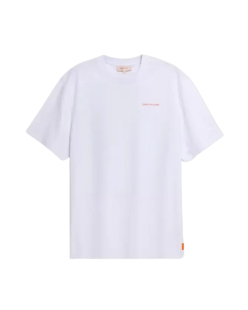 GERTRUDE - T-shirt Leongeo col rond Blanc